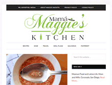 Tablet Screenshot of inmamamaggieskitchen.com